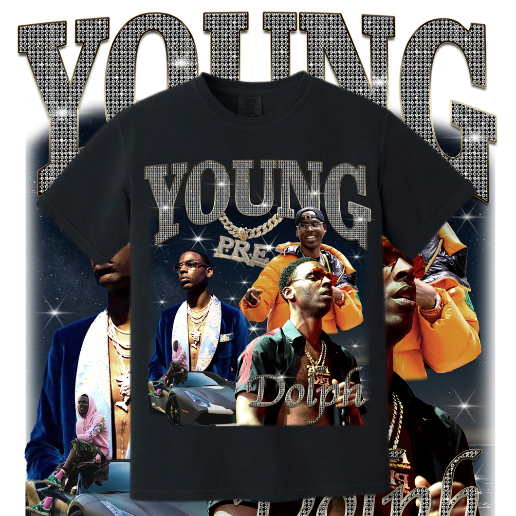 Black Young Dolph Tee