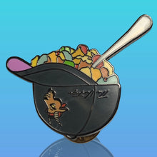 The Hat Goat "Cereal Bowl" Enamel Pin