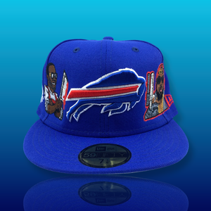 Buffalo Bills x "Griselda" Custom Fitted Cap In Royal Blue Limited READ DESCRIPTION!!