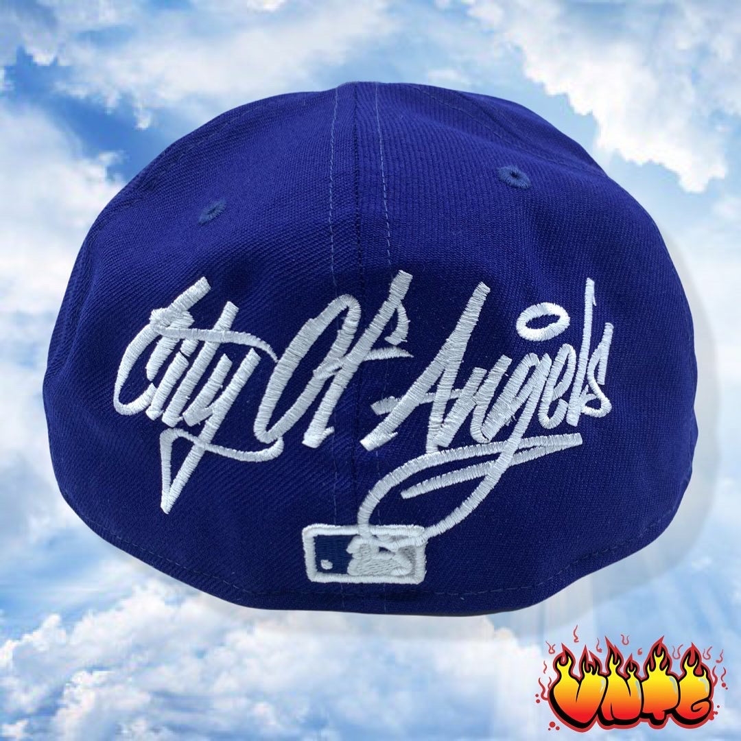 LA Dodgers Hat / City of Angels Hat / Rose Custom Hat / Custom 