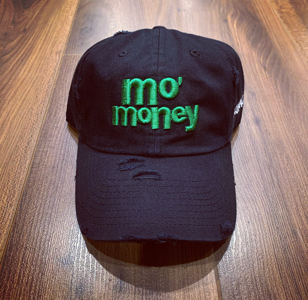 Black Mo’ Money Dad Cap Hat