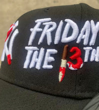 New York Yankee x "Friday The 13th" Custom Fitted In Black READ DESCRIPTION!!