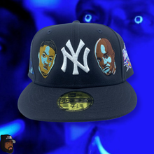 New York Yankee x  "Belly" Custom Fitted Cap In Navy Grey UV READ DESCRIPTION!!