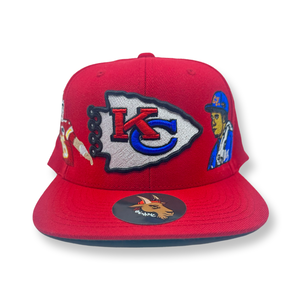 Kansas City Chiefs/Royals Red SnapBack Hat Custom Super Bowl