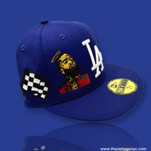 Los Angeles Dodgers x "Nip & Kob" Custom Fitted Cap READ DESCRIPTION!!!